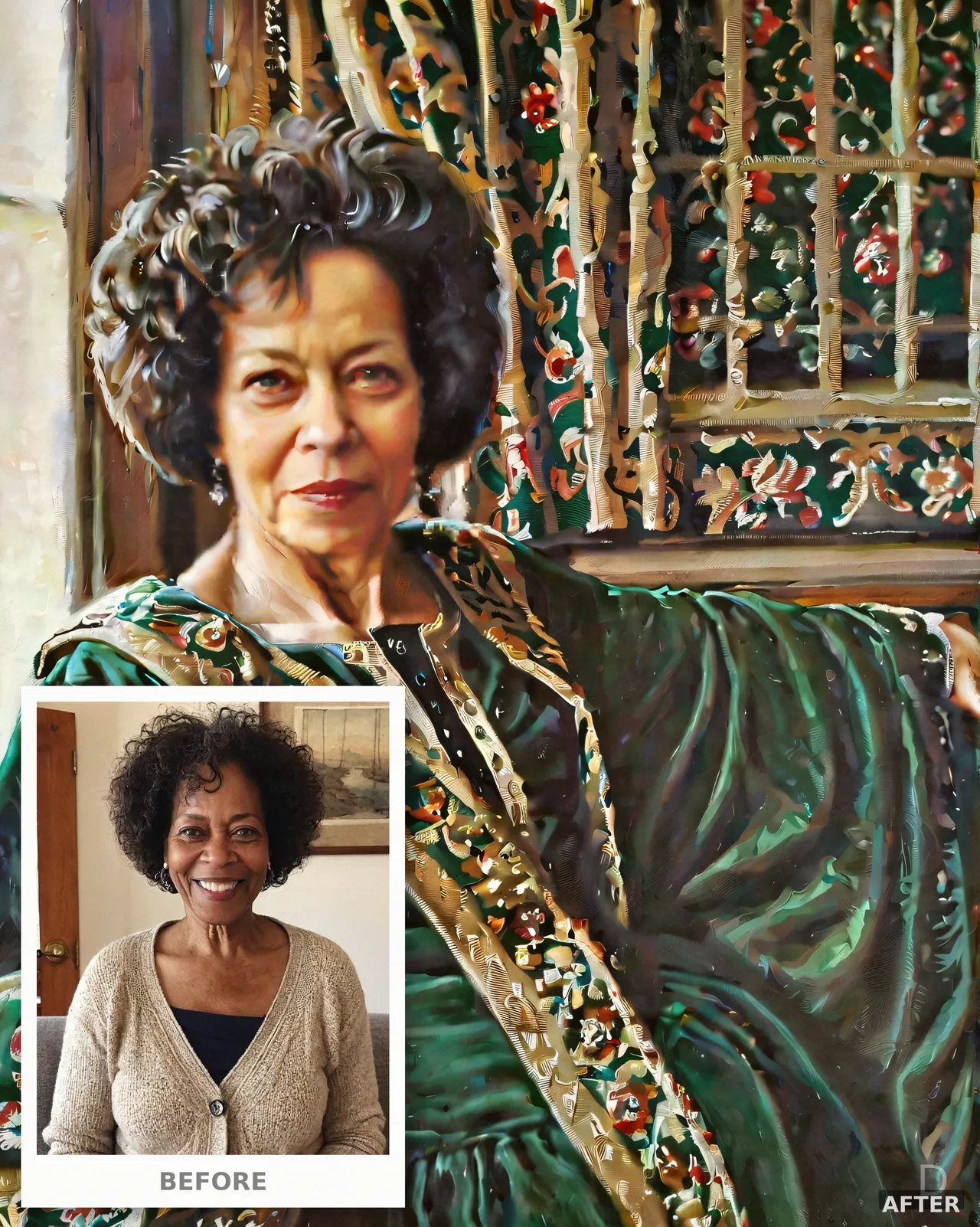 Custom Flemish Portrait from Photo, Van Eyck Style Oil Painting (4K Digital Download)
